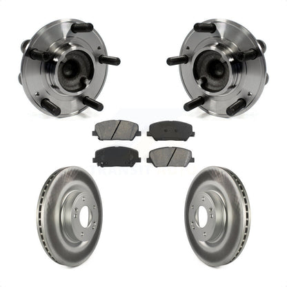 Kit de plaquettes de Rotor de frein enduites d'assemblage de roulement de moyeu avant pour Hyundai Genesis Coup