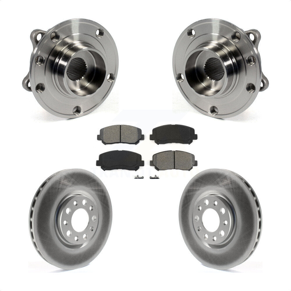 Kit de plaquettes de Rotor de frein, ensemble de roulements de moyeu avant, pour Chrysler 200 Dodge Dar