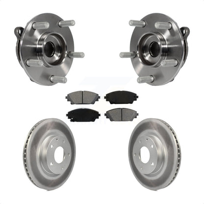 Ensemble de roulement de moyeu avant, Rotor de frein enduit et Kit de plaquettes pour Mazda 3 CX-3 Spor