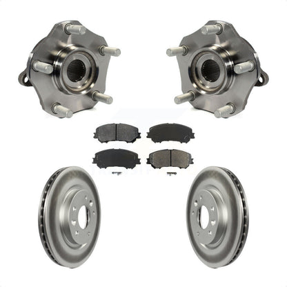 Kit de plaquettes de Rotor de frein à disque revêtu de roulement de moyeu avant, pour Nissan Rogue Sport Qashqa