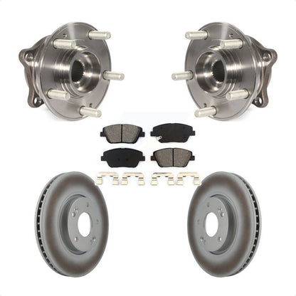 Ensemble de roulement de moyeu avant, Rotor de frein à disque revêtu et Kit de plaquettes pour Hyundai Sonat