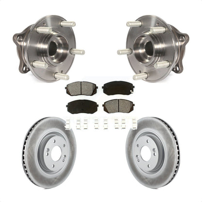 Kit de plaquettes de Rotor de frein, manteau de roulement de moyeu avant, pour Hyundai Tucson Sonata Kia Cadenz