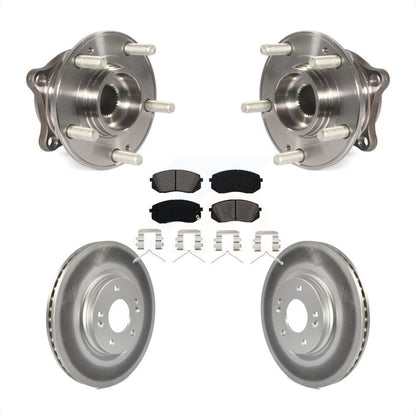 Kit de plaquettes de Rotor de frein à disque enduit de roulement de moyeu avant, pour Hyundai Sonata Kia Optim