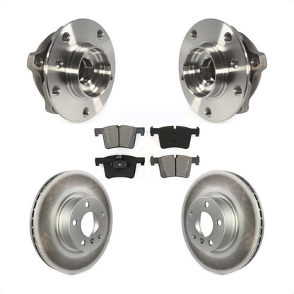 Kit de rotors et plaquettes de frein à disque enduits d'assemblage de roulement de moyeu avant pour BMW X3 X4