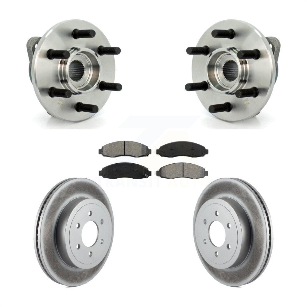 Kit de plaquettes de Rotor de frein, roulement de moyeu avant, pour Dodge Dakota 4WD avec 2 roues AB