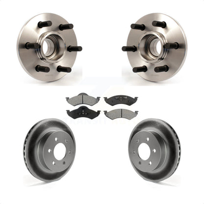Kit de plaquettes de rotor de frein avec roulement de moyeu avant, pour Dodge Dakota Durang 2000 – 2002