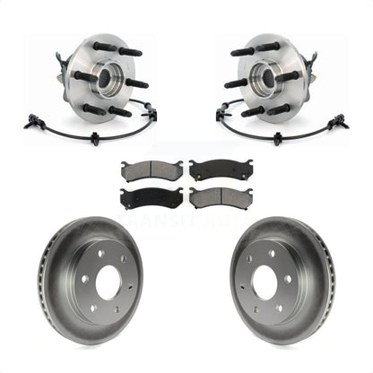 Kit de plaquettes de Rotor de frein enduit de roulement de moyeu avant, pour Chevrolet GMC Silverado 1500 X