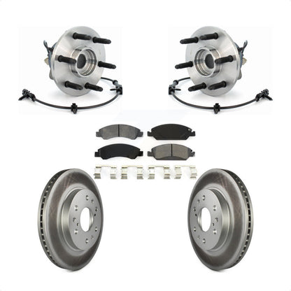 Kit de Rotor et plaquettes de frein revêtus de roulement de moyeu avant, pour Chevrolet GMC Silverado 150