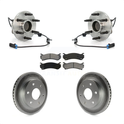 Kit de plaquettes de Rotor de frein revêtues de roulement de moyeu avant, pour Chevrolet Astro GMC Safari RW