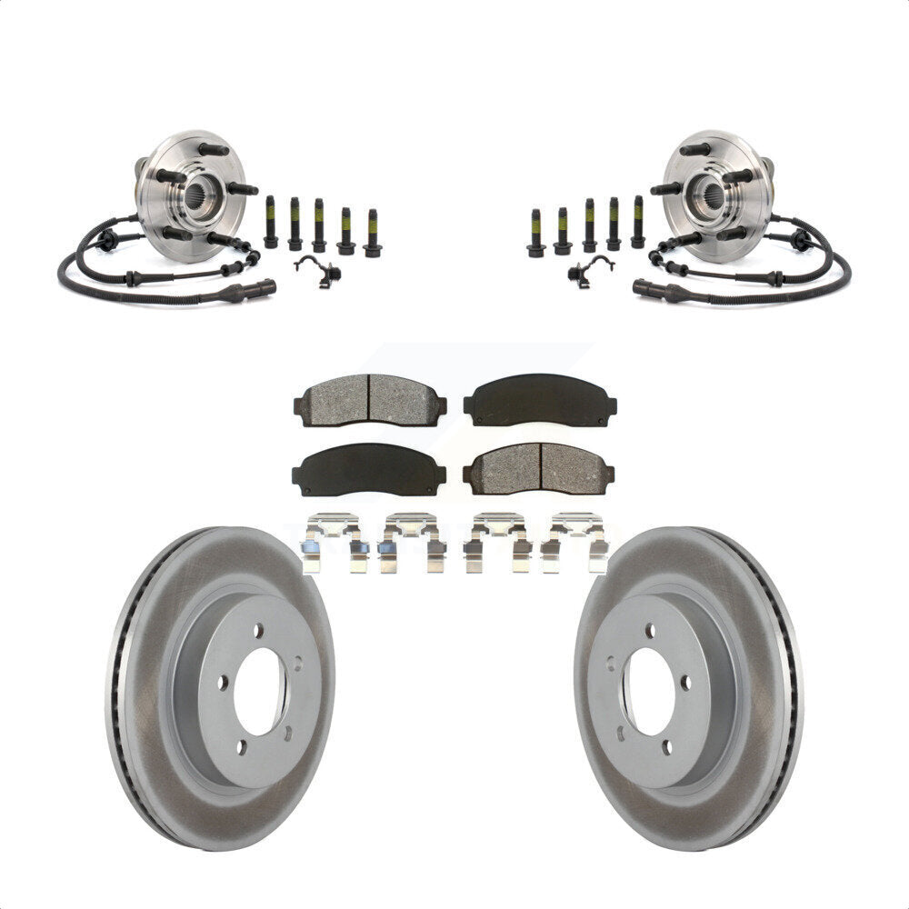Kit de plaquettes de Rotor de frein, manteau de roulement de moyeu avant, pour Ford Explorer Mercury Mountainee