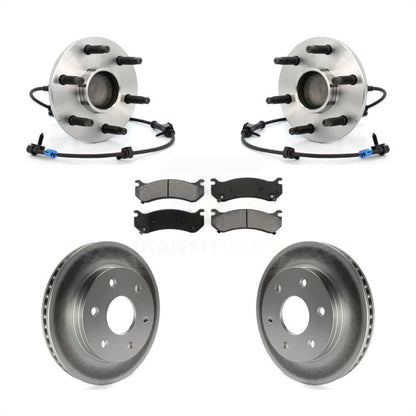 Kit de plaquettes de Rotor de frein enduit de roulement de moyeu avant, pour Chevrolet GMC Silverado 1500 X