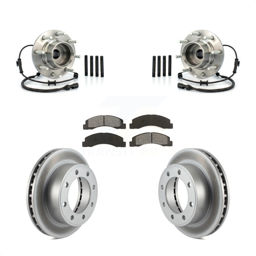 Kit de rotor et de plaquettes de frein avec roulement de moyeu avant, pour Ford Excursion 4W 2001 – 2005