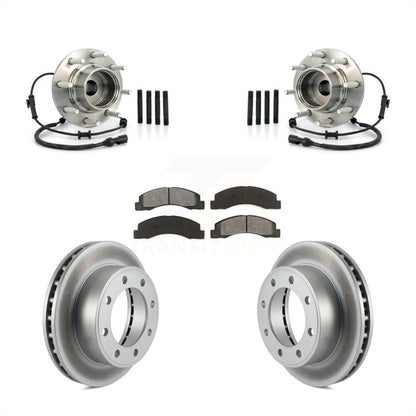 Kit de rotor et de plaquettes de frein avec roulement de moyeu avant, pour Ford Excursion 4W 2001 – 2005