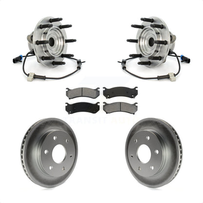 Kit de Rotor et plaquettes de frein revêtus de roulement de moyeu avant, pour Chevrolet Silverado 1500 GM