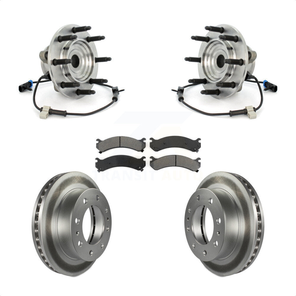 Kit de plaquettes de Rotor de frein, roulement de moyeu avant, pour GMC Chevrolet Sierra 2500 HD 150