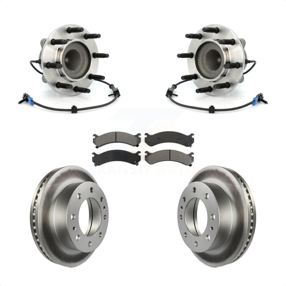 Kit de plaquettes de Rotor de frein, roulement de moyeu avant, pour Chevrolet Express 4500 GMC Savan