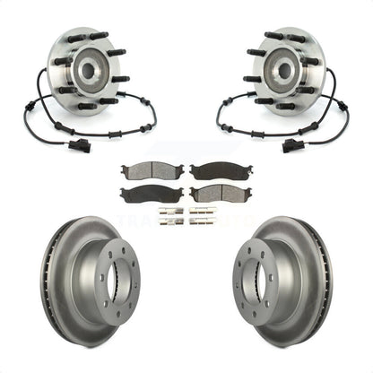 Kit de plaquettes de Rotor de frein, roulement de moyeu avant, pour Dodge Ram 2003 2005 2500 3500 4W