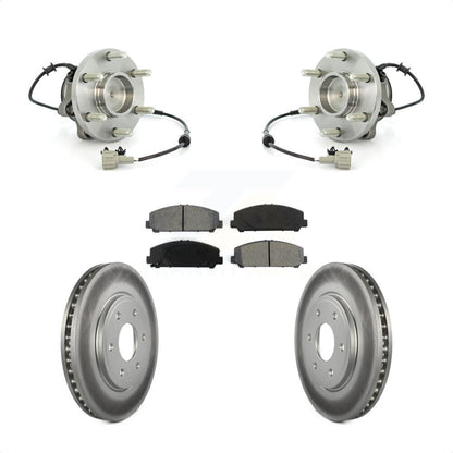 Ensemble de roulement de moyeu avant, Rotor de frein à disque revêtu et Kit de plaquettes pour Suzuki Equato