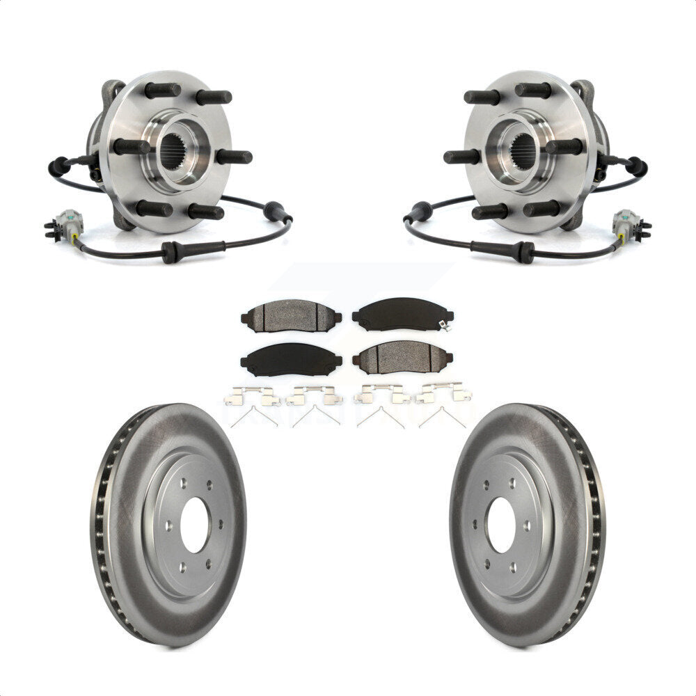 Kit de plaquettes de Rotor de frein, roulement de moyeu avant, pour Nissan Frontier Pathfinder Xterr