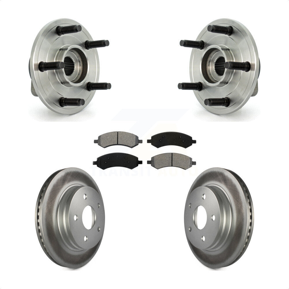 Kit de plaquettes de Rotor de frein, roulement de moyeu avant, pour Dodge Ram 1500 avec roue à 5 écrous
