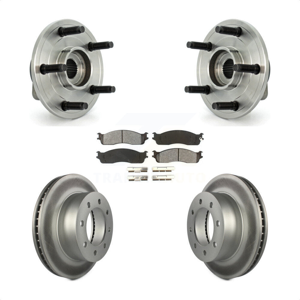 Kit de plaquettes de Rotor de frein, roulement de moyeu avant, pour Dodge Ram 1500 avec roue à 5 écrous