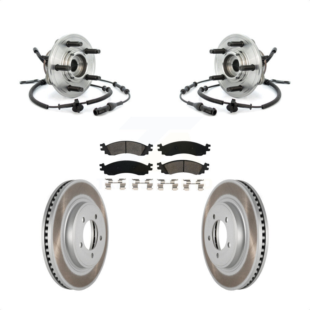 Kit de plaquettes de Rotor de frein, roulement de moyeu avant, pour Ford Explorer Sport Trac Mercur