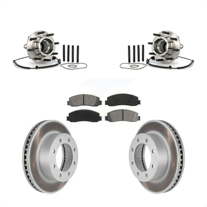Kit de plaquettes de Rotor de frein enduit de roulement de moyeu avant pour Ford F-350 Super Duty 4W 08-10
