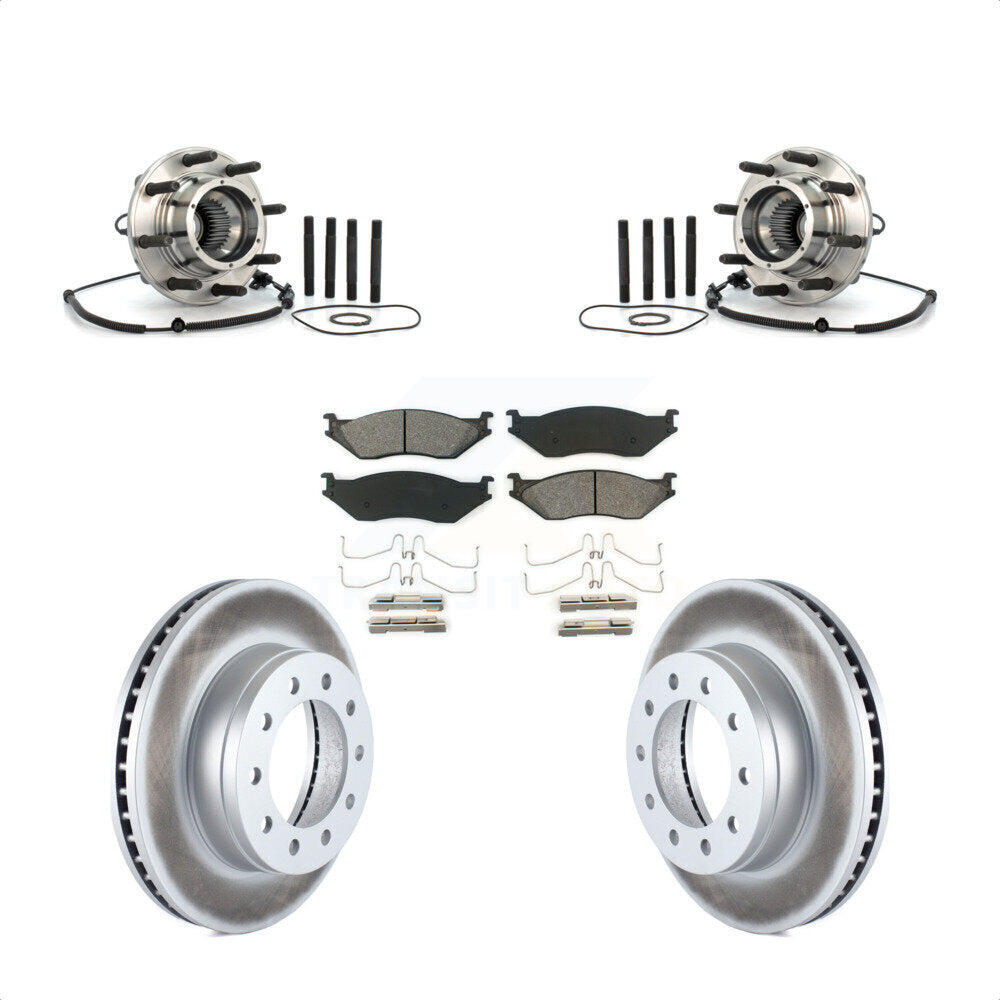 Kit de plaquettes de Rotor de frein, roulement de moyeu avant, pour Ford F-550 Super Duty 4 X 2010