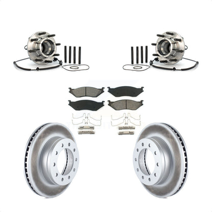 Kit de plaquettes de Rotor de frein, roulement de moyeu avant, pour Ford F-550 Super Duty 4 X 2010