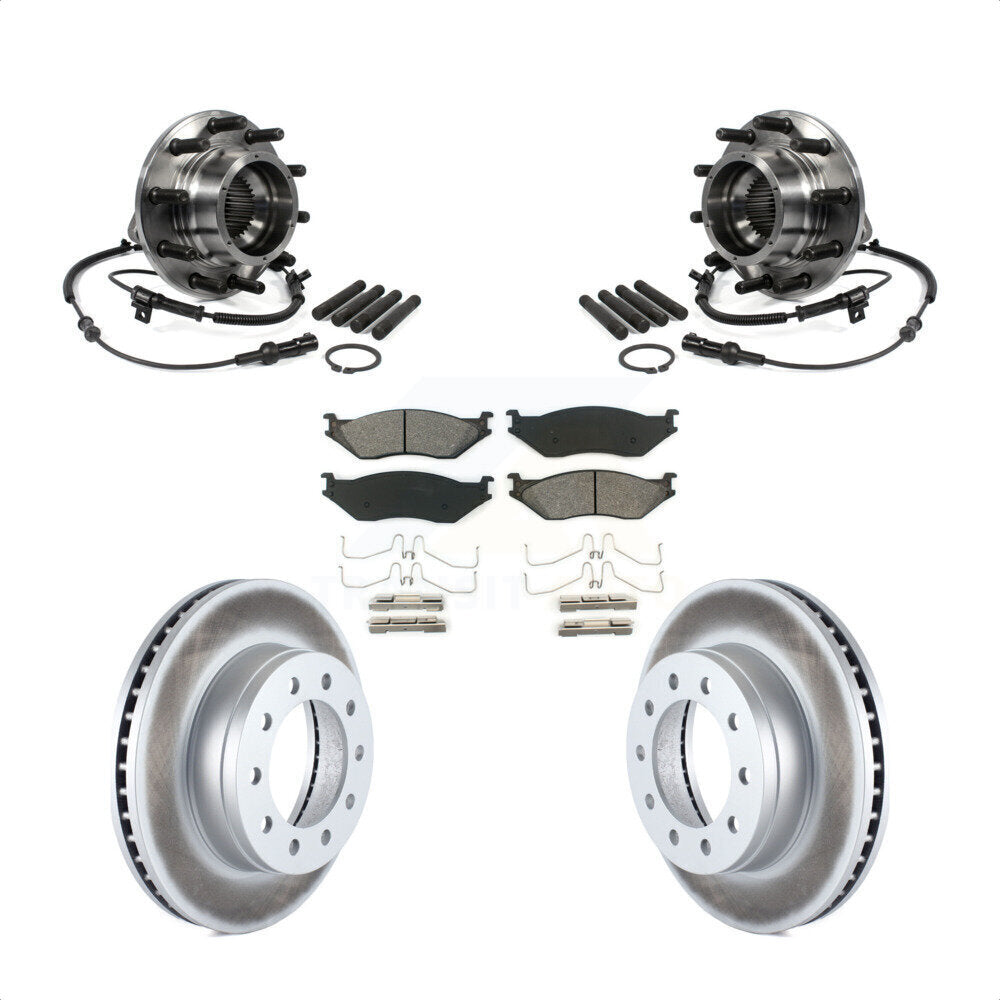 Kit de plaquettes de Rotor de frein, roulement de moyeu avant, pour Ford F-550 Super Duty 4 X 05-10