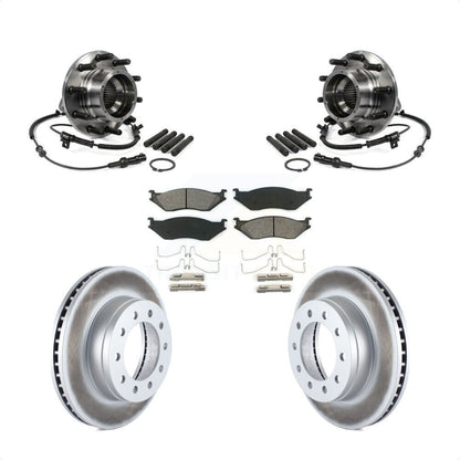 Kit de plaquettes de Rotor de frein, roulement de moyeu avant, pour Ford F-550 Super Duty 4 X 05-10