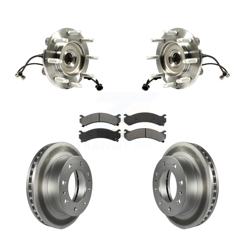 Kit de plaquettes de Rotor de frein, roulement de moyeu avant, pour GMC Chevrolet Sierra 2500 HD 150