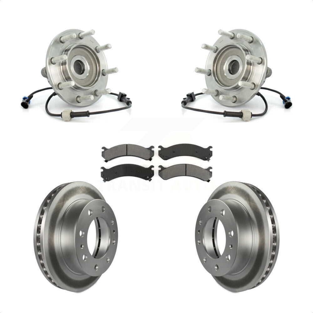 Kit de plaquettes de Rotor de frein, roulement de moyeu avant, pour Chevrolet GMC Sierra 3500 Classi