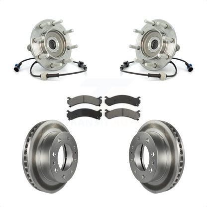 Kit de plaquettes de Rotor de frein, roulement de moyeu avant, pour Chevrolet GMC Sierra 3500 Classi