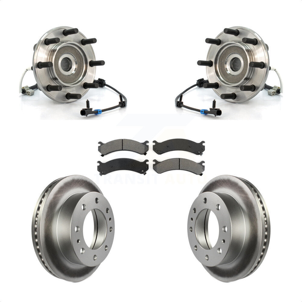 Kit de plaquettes de Rotor de frein, roulement de moyeu avant, pour GMC Sierra 3500 Chevrolet Classi