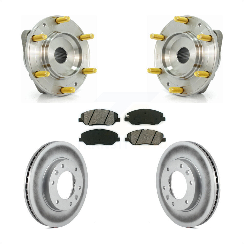 Kit de Rotor et plaquettes de frein revêtus de roulement de moyeu avant, pour Kia Sedona Hyundai Entourag
