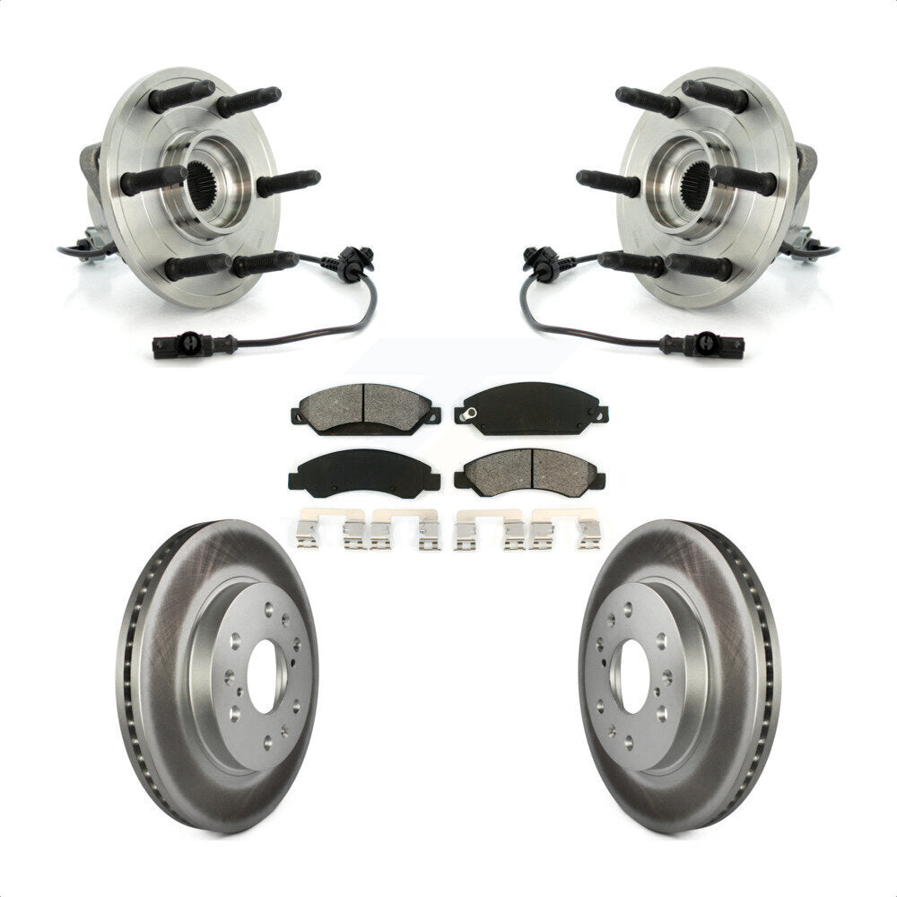 Kit de plaquettes de Rotor de frein, roulement de moyeu avant, pour Chevrolet Avalanche Cadillac GM