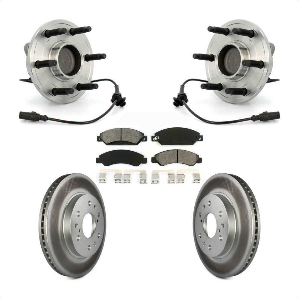 Kit de plaquettes de Rotor de frein, roulement de moyeu avant, pour Chevrolet Avalanche GMC Tahoe X