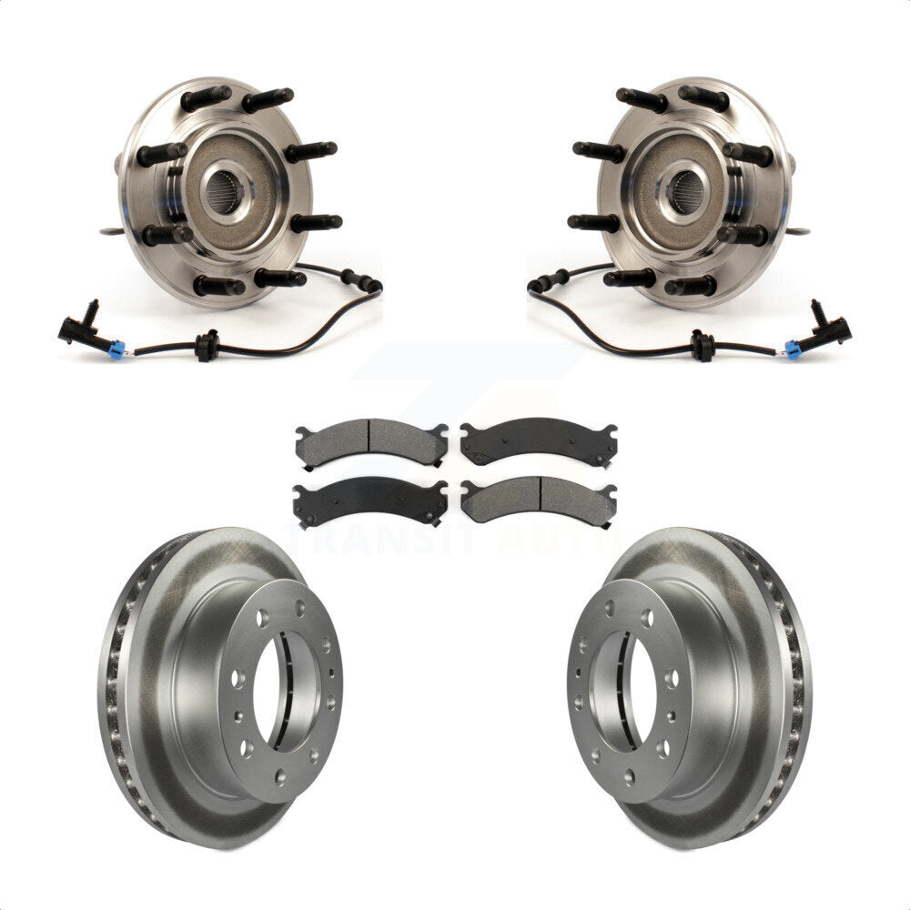 Kit de plaquettes de Rotor de frein, roulement de moyeu avant, pour Chevrolet GMC Sierra 2500 HD 350