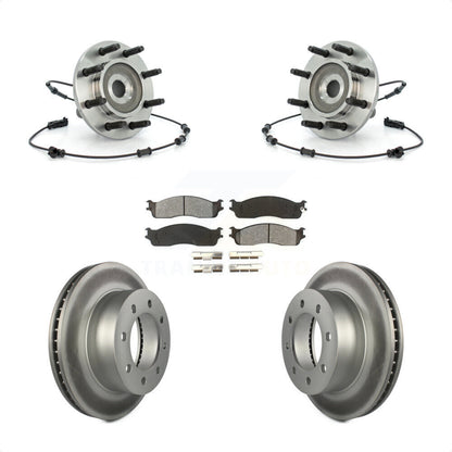 Kit de plaquettes de Rotor de frein, ensemble de roulements de moyeu avant, pour Dodge Ram 1500 3500 250