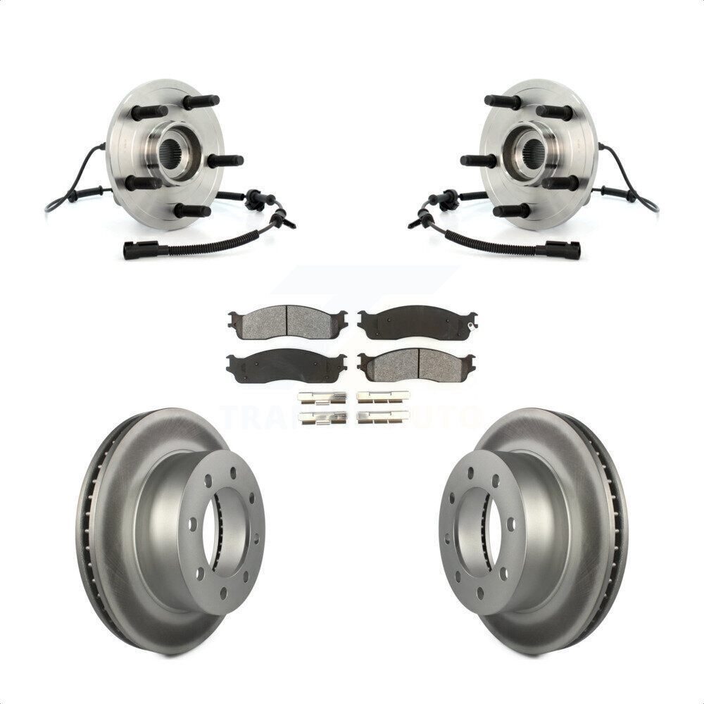 Kit de plaquettes de Rotor de frein, roulement de moyeu avant, pour Dodge Ram 1500 avec roue à 5 écrous