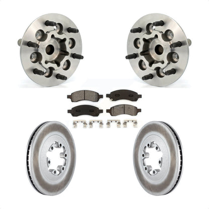 Kit de Rotor et de plaquettes de frein revêtus de roulement de moyeu avant, pour Chevrolet Colorado GMC Canyo