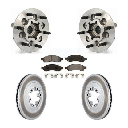 Kit de Rotor et de plaquettes de frein revêtus de roulement de moyeu avant, pour Chevrolet Colorado GMC Canyo