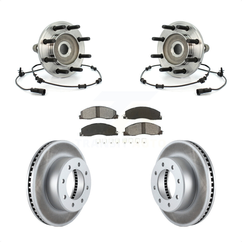 Kit de plaquettes de Rotor de frein, ensemble de roulements de moyeu avant, pour Dodge Ram 2500 3500 4W
