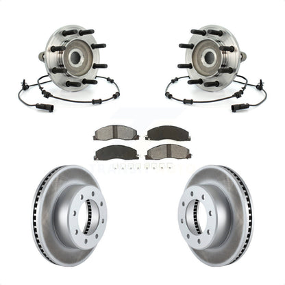 Kit de plaquettes de Rotor de frein, ensemble de roulements de moyeu avant, pour Dodge Ram 2500 3500 4W