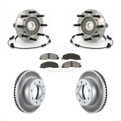 Kit de plaquettes de Rotor de frein, ensemble de roulements de moyeu avant, pour Dodge Ram 2500 3500 RW