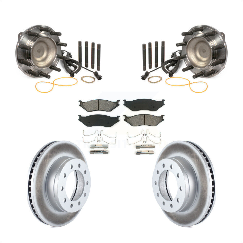 Kit de plaquettes de Rotor de frein, roulement de moyeu avant, pour Ford F-450 Super Duty F-550 4 X
