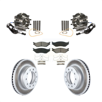 Kit de plaquettes de Rotor de frein, roulement de moyeu avant, pour Ford F-450 Super Duty F-550 4 X
