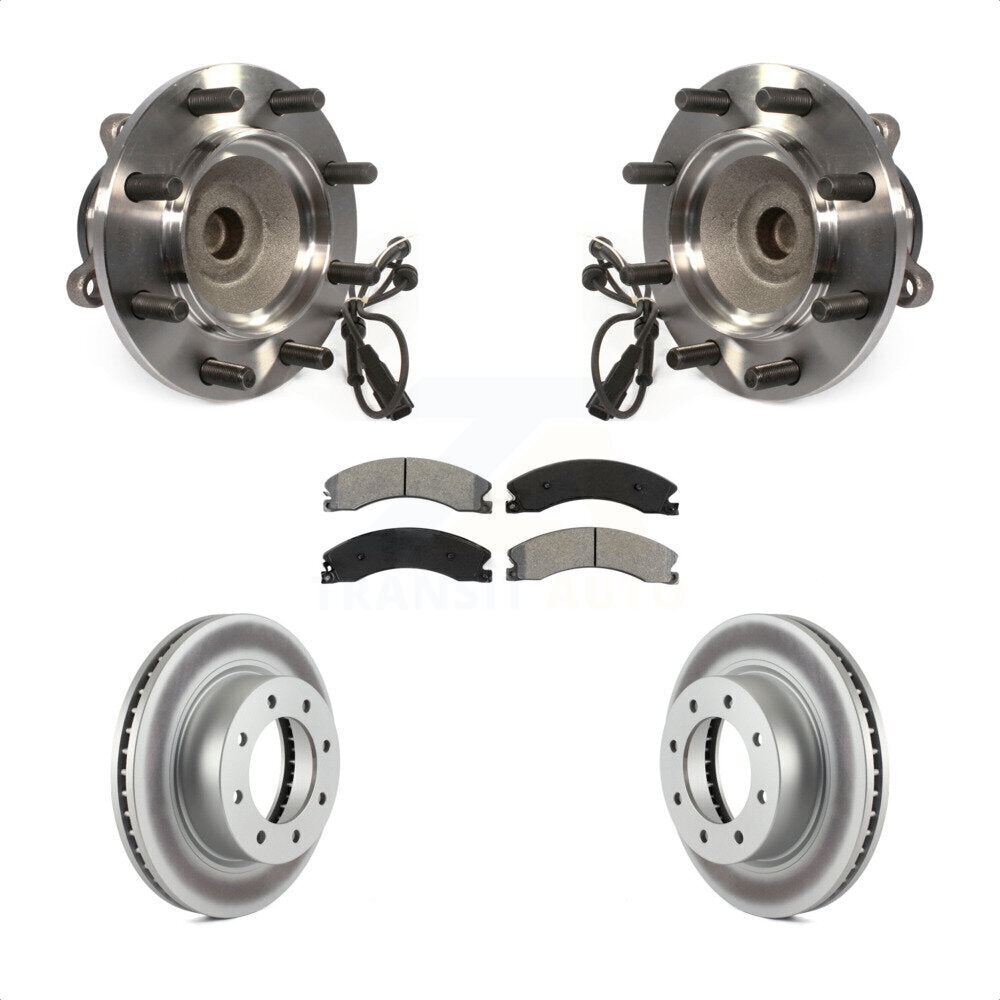Kit de Rotor et de plaquettes de frein enduits de roulement de moyeu avant, pour Nissan NV2500 NV3500 NV150