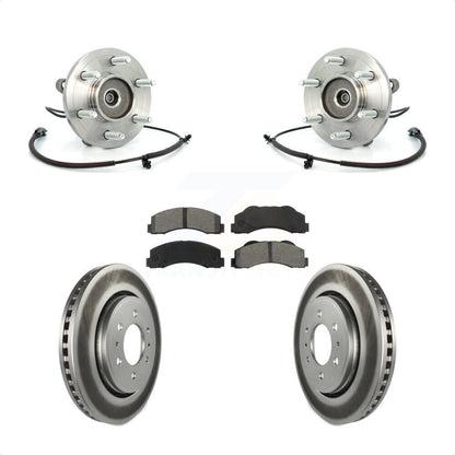 Kit de rotor et de plaquettes de frein revêtus de roulement de moyeu avant, pour Ford F-150 Expedition Lincol